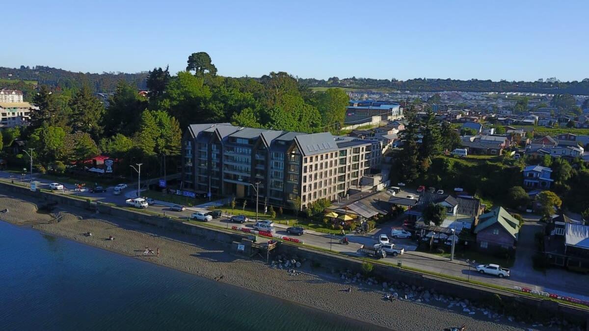 Depto 2D2B Frente A La Costanera Piscina Temperada Servicio Hom 0401 Apartment Puerto Varas Luaran gambar