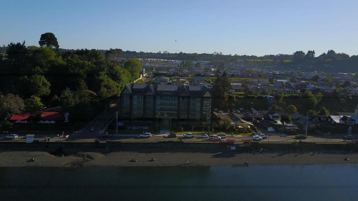 Depto 2D2B Frente A La Costanera Piscina Temperada Servicio Hom 0401 Apartment Puerto Varas Luaran gambar