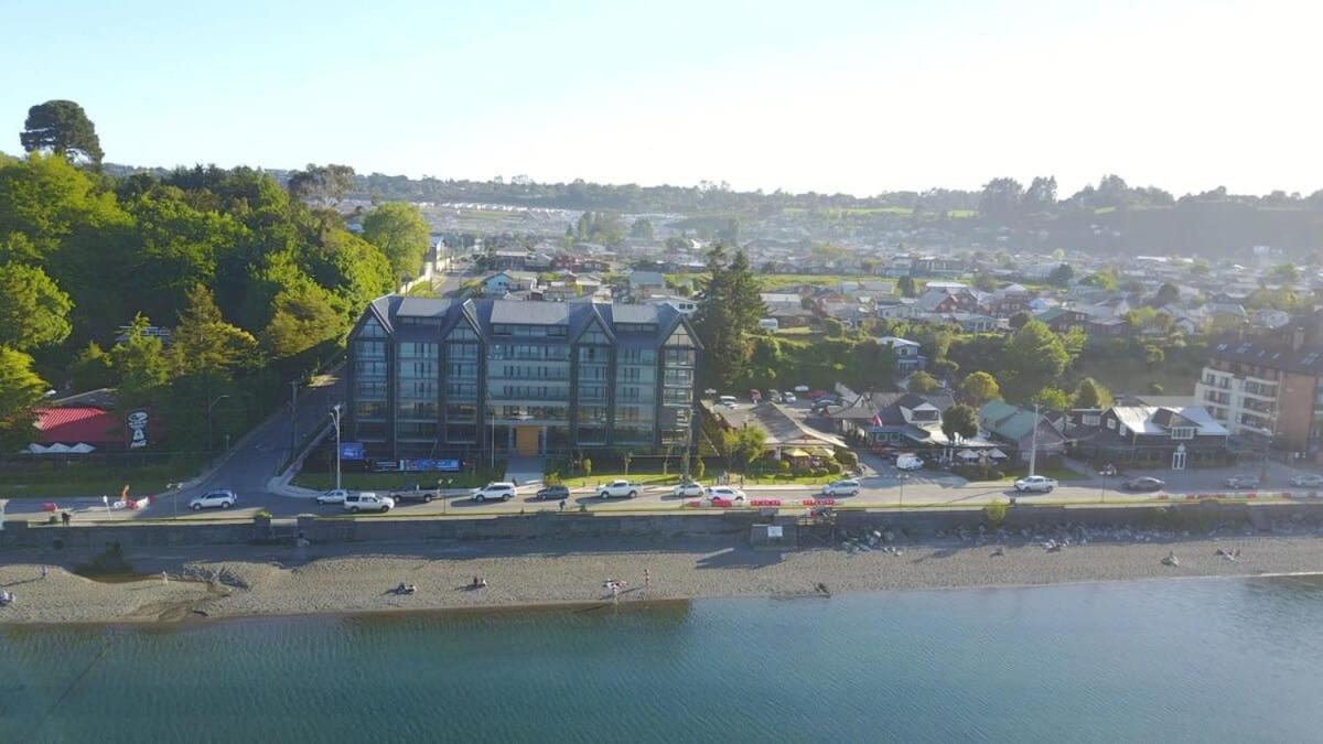 Depto 2D2B Frente A La Costanera Piscina Temperada Servicio Hom 0401 Apartment Puerto Varas Luaran gambar