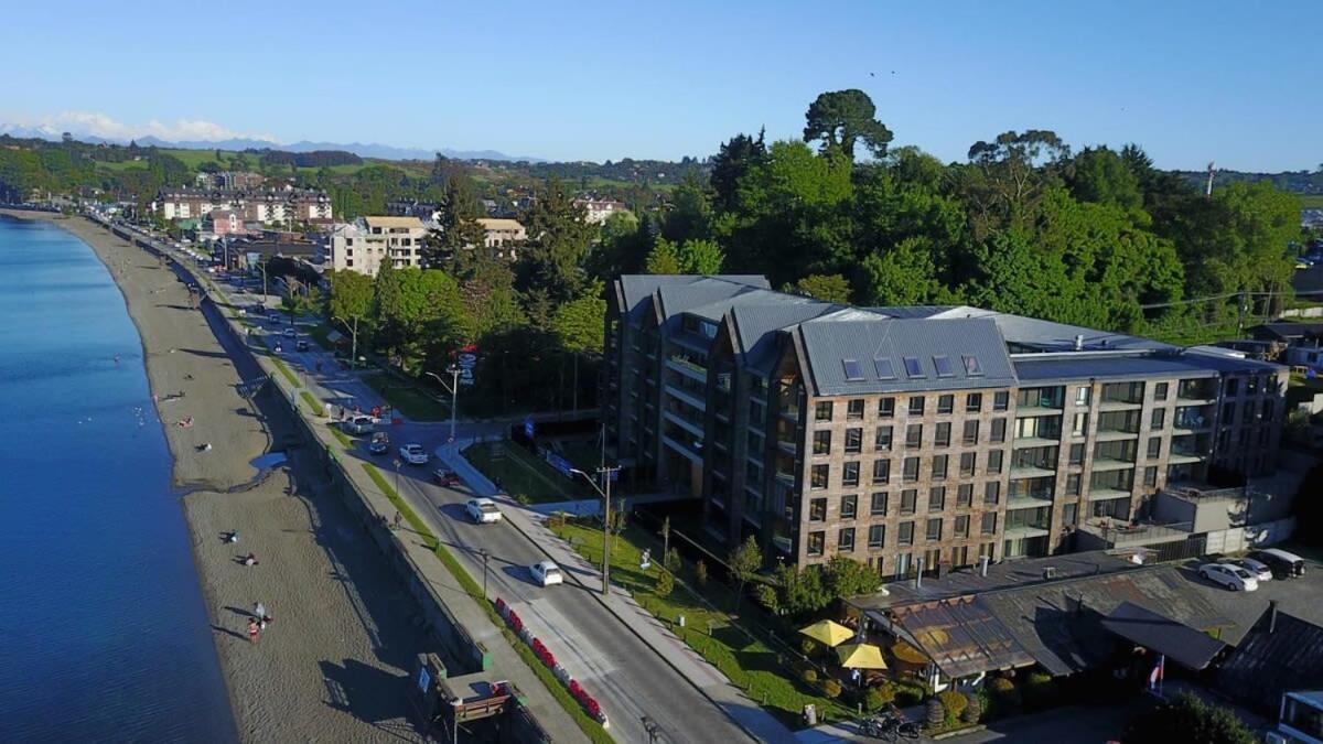 Depto 2D2B Frente A La Costanera Piscina Temperada Servicio Hom 0401 Apartment Puerto Varas Luaran gambar